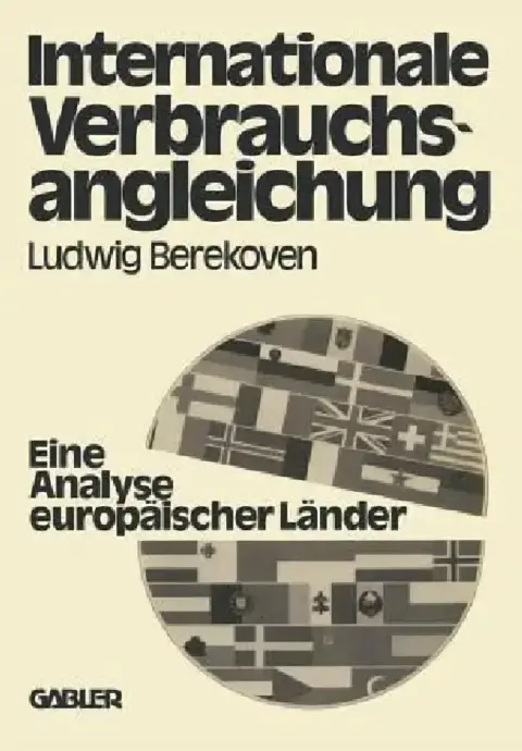 Cover of Internationale Verbrauchsangleichung