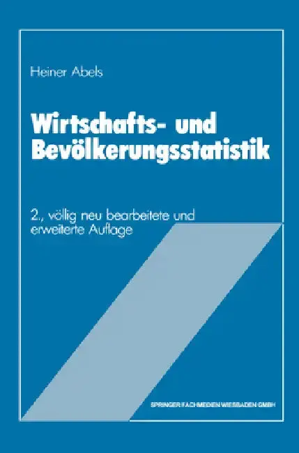 Cover of Wirtschafts- und Bevölkerungsstatistik