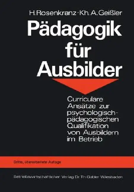 Cover of Pädagogik Für Ausbilder