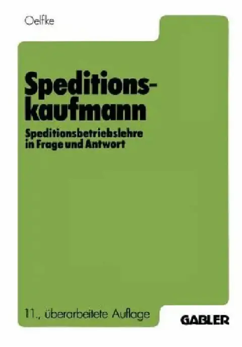 Cover of Speditionskaufmann