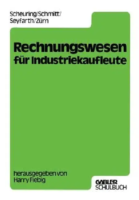 Cover of Rechnungswesen Für Industriekaufleute