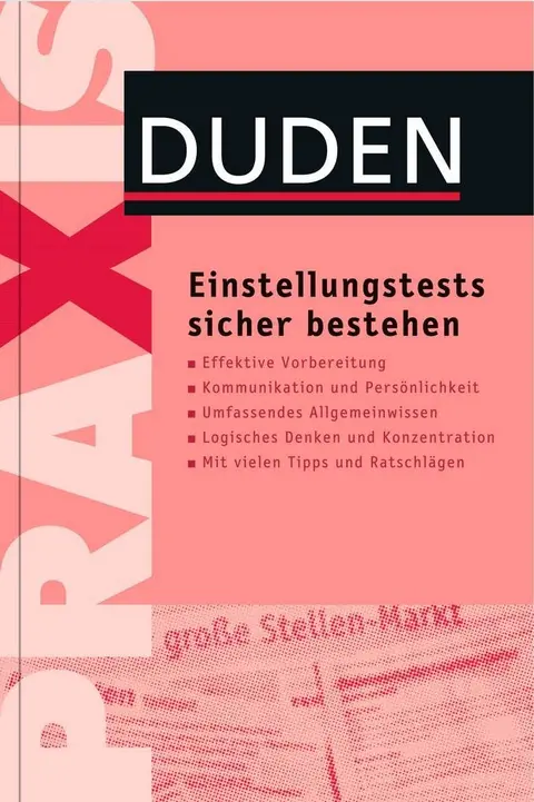 Cover of Einstellungstests sicher bestehen