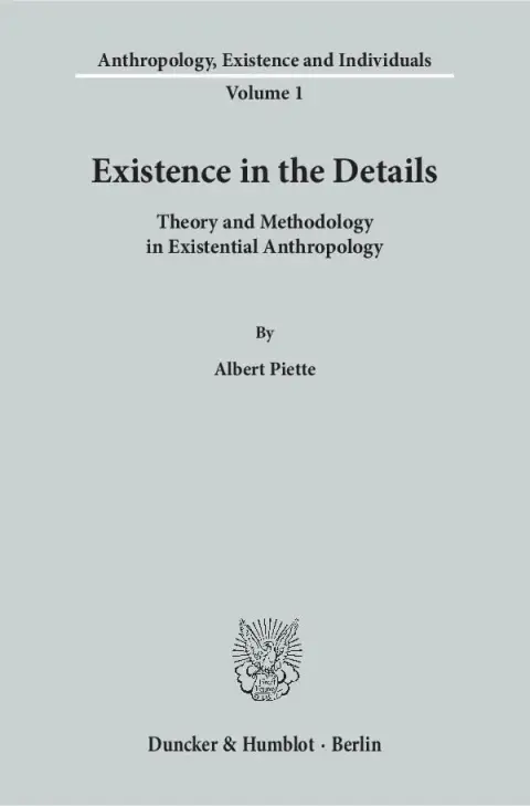 Cover of Existence in the Details