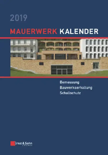 Cover of Mauerwerk Kalender 2019