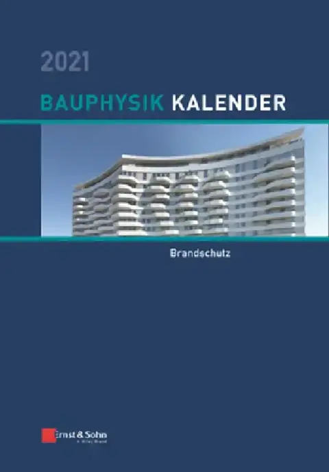 Cover of Bauphysik-Kalender 2021