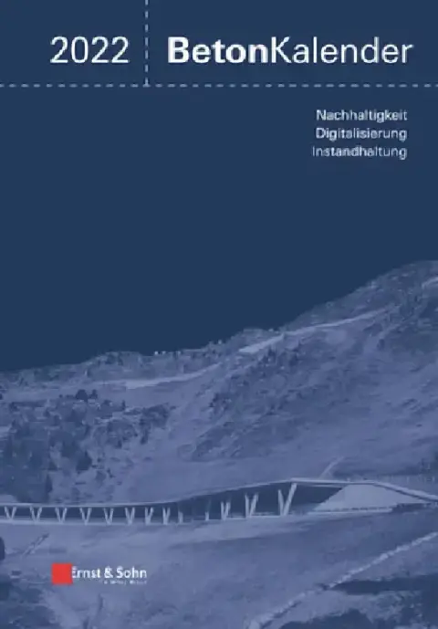 Cover of Beton-Kalender 2022