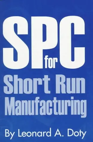 Cover of Spc for Short Run Manufacturing