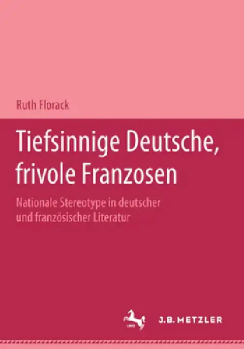 Cover of Tiefsinnige Deutsche, Frivole Franzosen