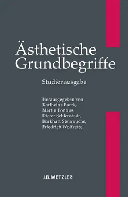 Cover of Ästhetische Grundbegriffe