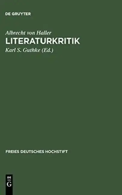 Cover of Literaturkritik
