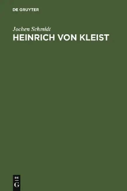 Cover of Heinrich von Kleist