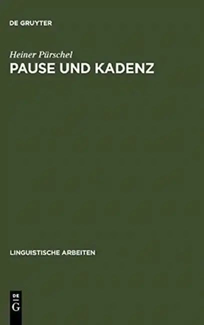 Cover of Pause und Kadenz