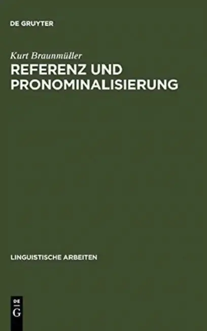 Cover of Referenz und Pronominalisierung
