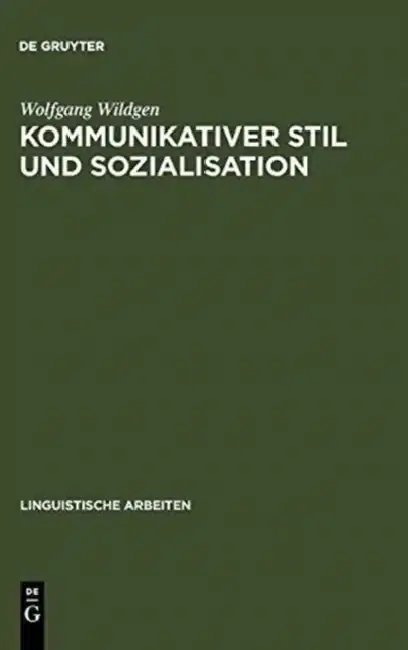 Cover of Kommunikativer Stil und Sozialisation