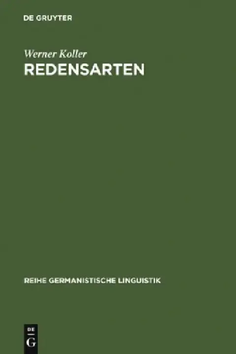 Cover of Redensarten