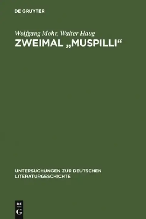 Cover of Zweimal "Muspilli"