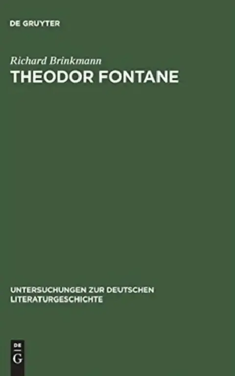Cover of Theodor Fontane