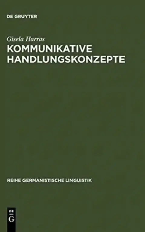 Cover of Kommunikative Handlungskonzepte