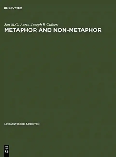 Cover of Metaphor and Non-Metaphor