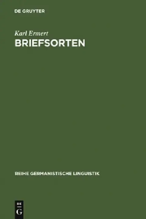Cover of Briefsorten