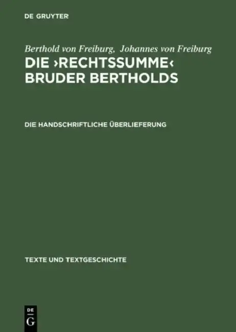 Cover of Die >Rechtssumme