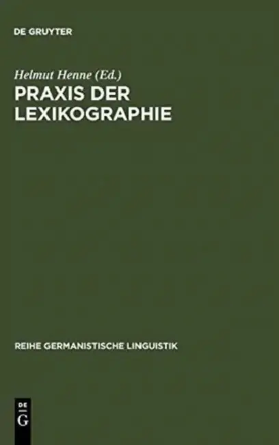 Cover of PRAXIS Der Lexikographie