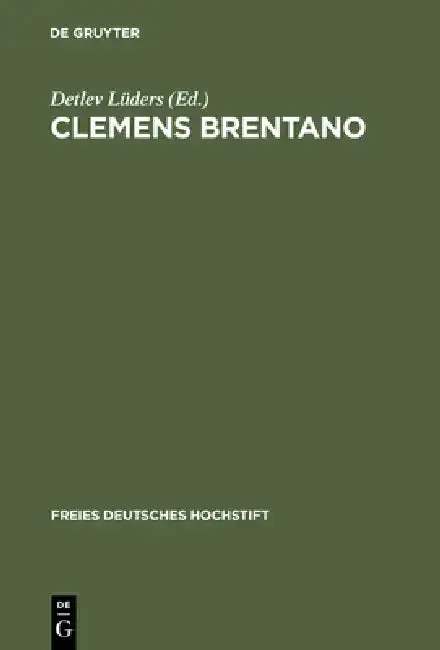 Cover of Clemens Brentano