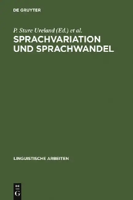 Cover of Sprachvariation und Sprachwandel