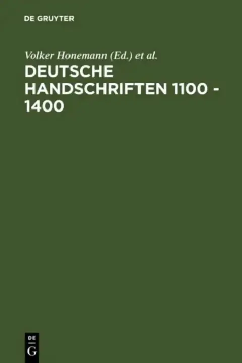 Cover of Deutsche Handschriften 1100 - 1400