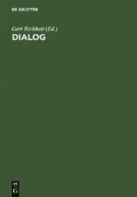 Cover of Dialog