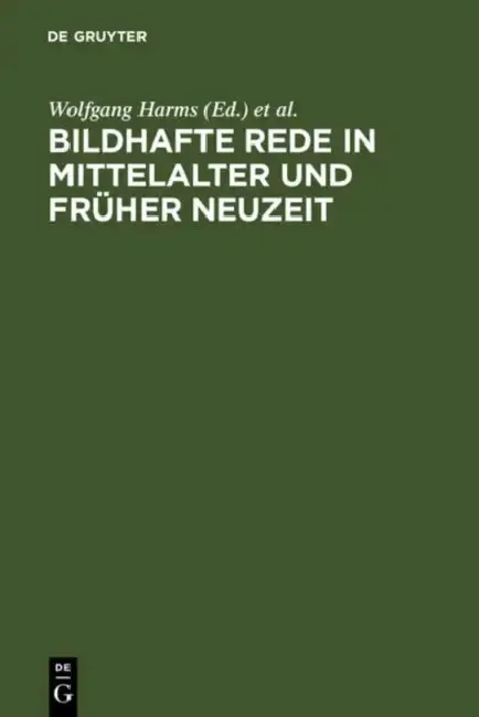 Cover of Bildhafte Rede in Mittelalter und früher Neuzeit