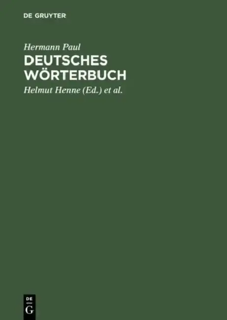 Cover of Deutsches Wörterbuch
