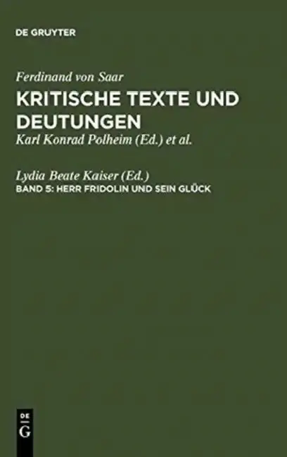 Cover of Herr Fridolin Und Sein Gluck