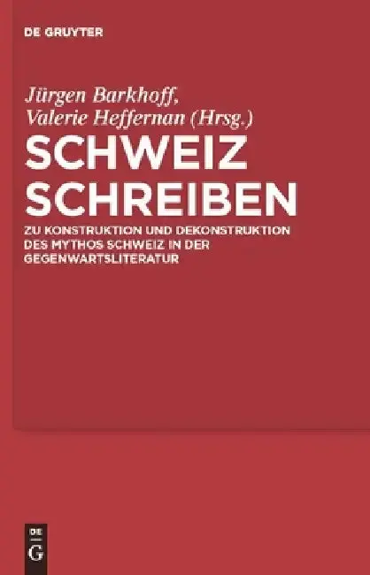 Cover of Schweiz schreiben