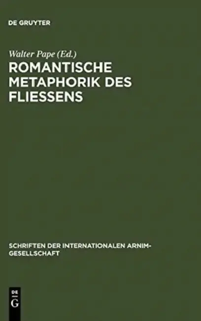 Cover of Romantische Metaphorik des Fließens