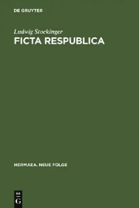 Cover of Ficta Respublica