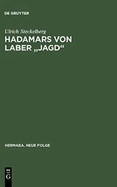 Cover of Hadamars von Laber "Jagd"
