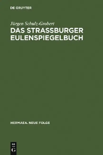 Cover of Das Straßburger Eulenspiegelbuch