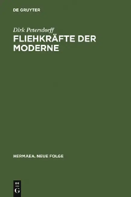 Cover of Fliehkräfte der Moderne