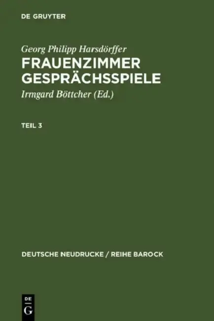 Cover of Frauenzimmer Gesprächsspiele Teil 3
