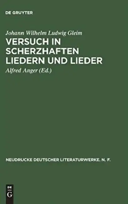 Cover of Versuch in Scherzhaften Liedern Und Lieder