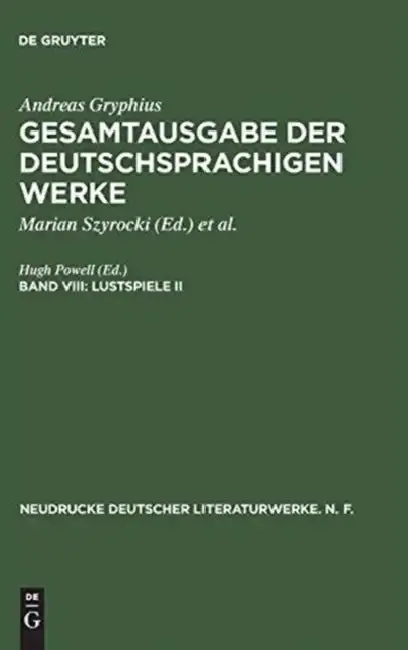 Cover of Gesamtausgabe der deutschsprachigen Werke, Band VIII, Lustspiele II