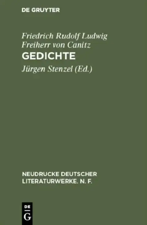 Cover of Gedichte