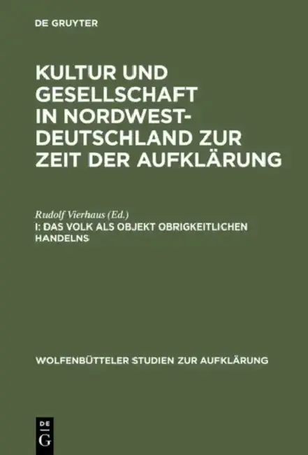Cover of Das Volk als Objekt obrigkeitlichen Handelns