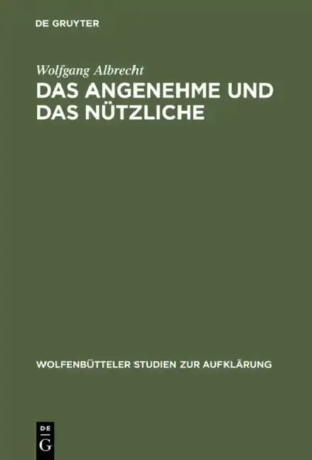 Cover of Das Angenehme Und Das Nützliche