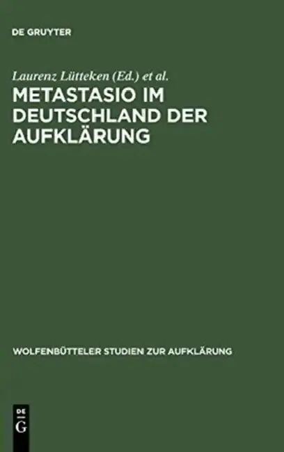 Cover of Metastasio im Deutschland der Aufklärung