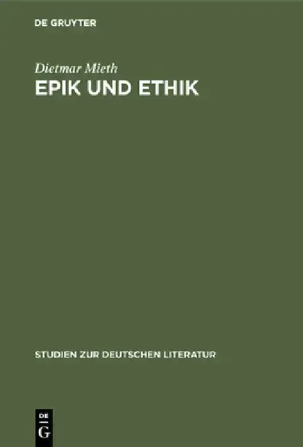 Cover of Epik und Ethik