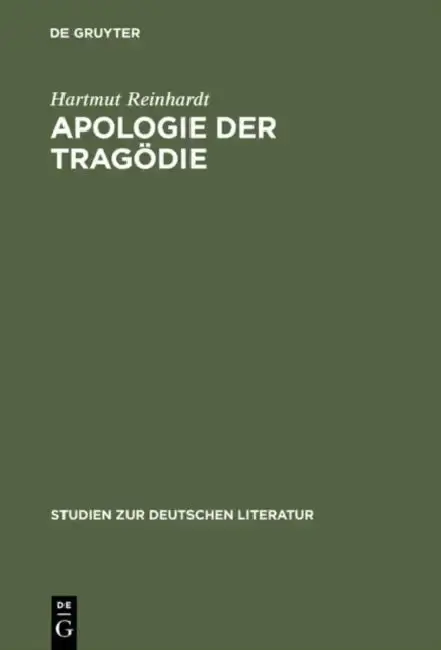 Cover of Apologie der Tragödie