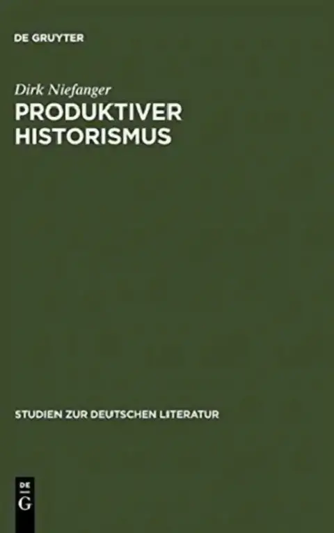 Cover of Produktiver Historismus