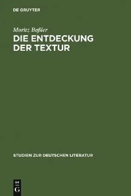 Cover of Die Entdeckung der Textur